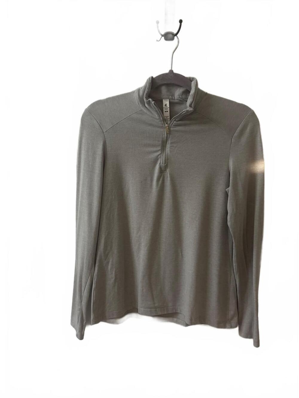 Kyodan Golf Women’s Gray Long Sleeve Quarter Zip Golf Pullover Medium